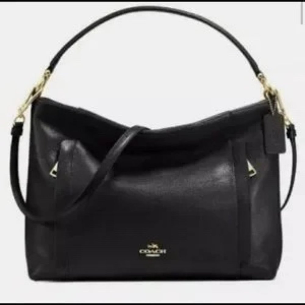 AUTHENTIC COACH Scout Hobo in Pebble Leather